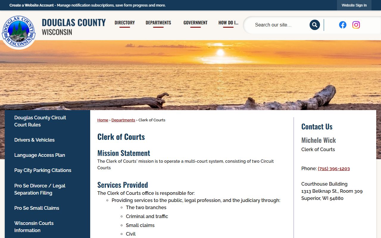 Douglas County Civil Court Records clerk office resource