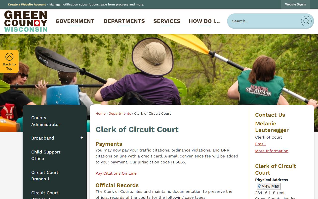 Green County Civil Court Records county clerk resource