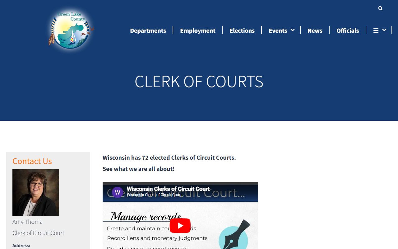 Green County Civil Court Records related county clerk resource