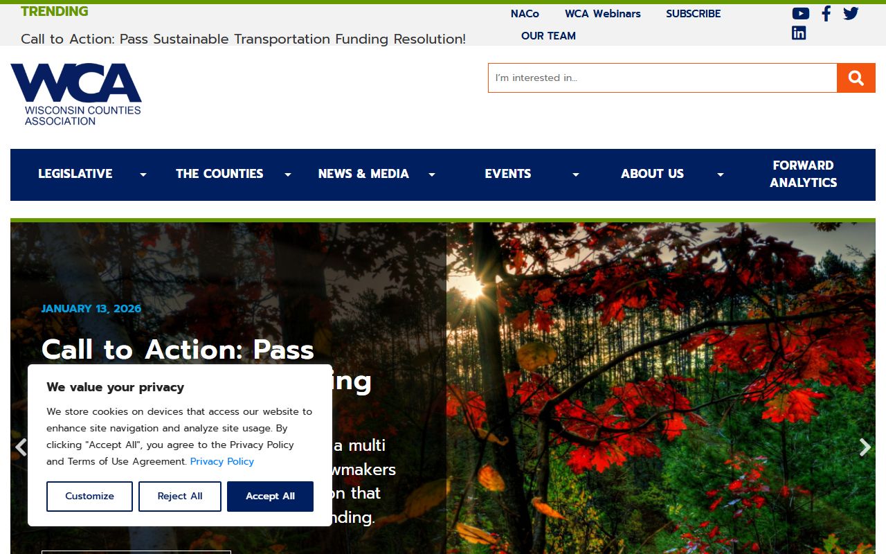 Wisconsin Civil Court Records and county clerk information in Wisconsin Counties Association resource